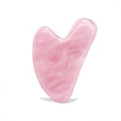 Скребок гуаша для лица розовый кварц AYOUME Massager Guasha Rose Quartz