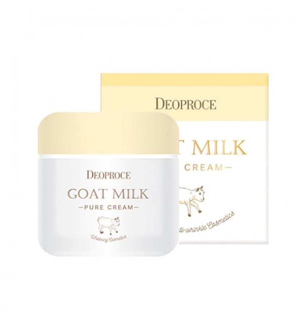 Антивозрастной крем с экстрактом козьего молока DEOPROCE Goat Milk Pure Cream